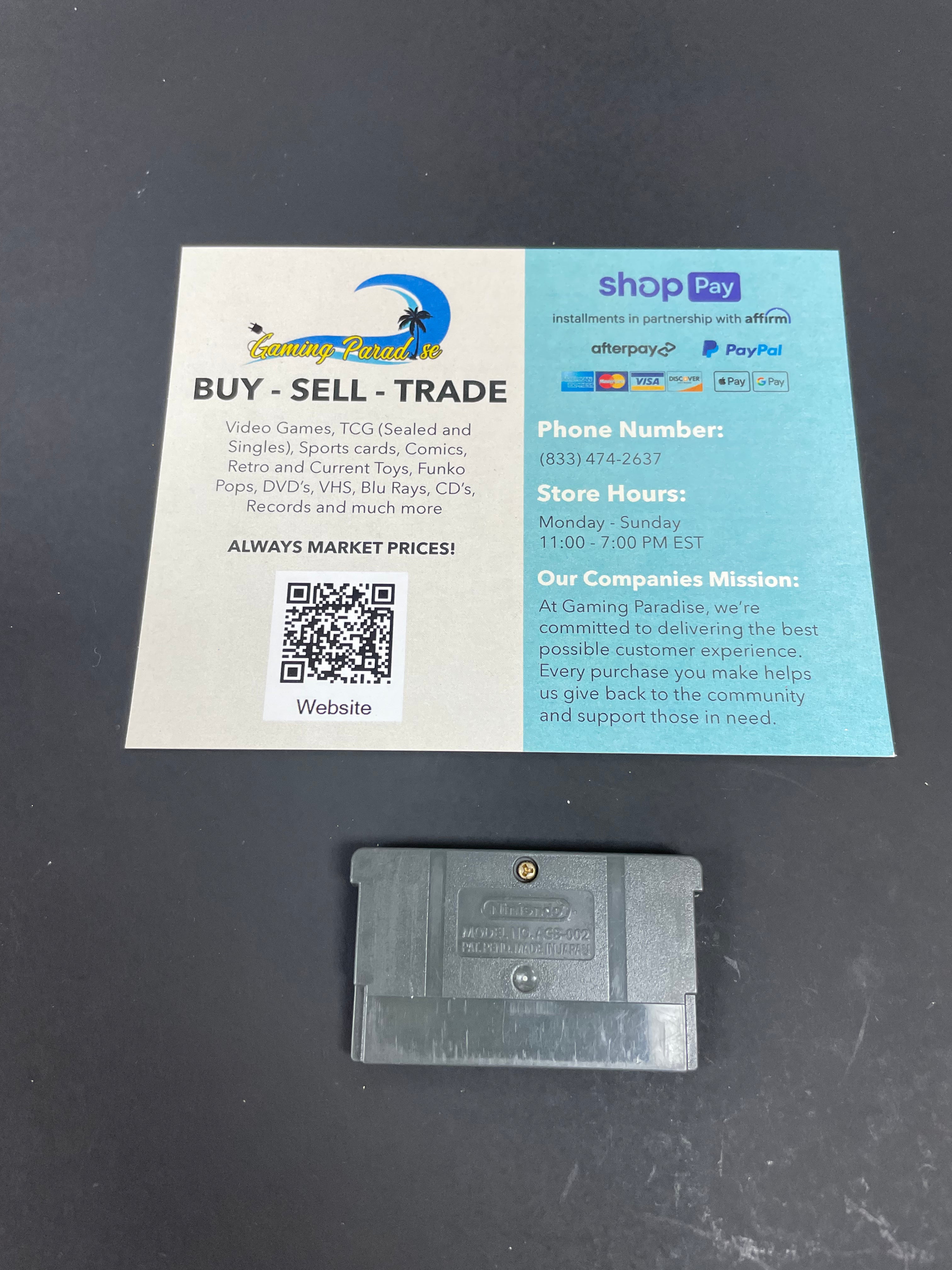 Corvette GameBoy Advance CL 02