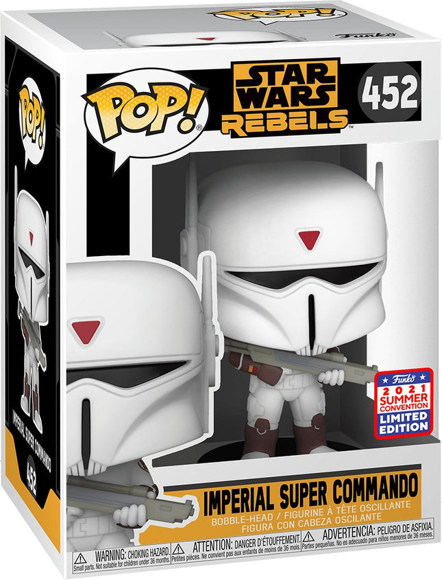 Star Wars Rebels: Imperial Super Commando #452 (2021 Summer Convention Exclusive) - In Box - Funko Pop