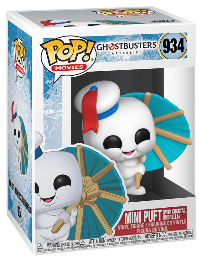 Ghostbusters Afterlife: Mini Puft (With Cocktail Umbrella) #934 - In Box - Funko Pop