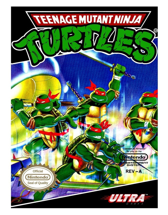 Teenage Mutant Ninja Turtles - Box And Cart Only - NES