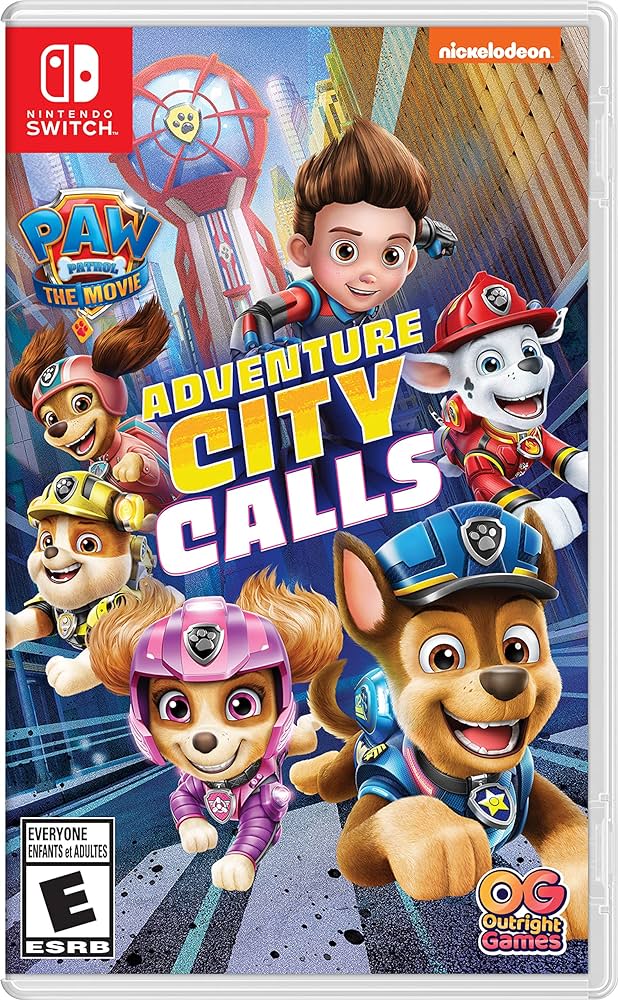 Paw Patrol The Movie Adventure City Calls - Complete In Box - Nintendo Switch