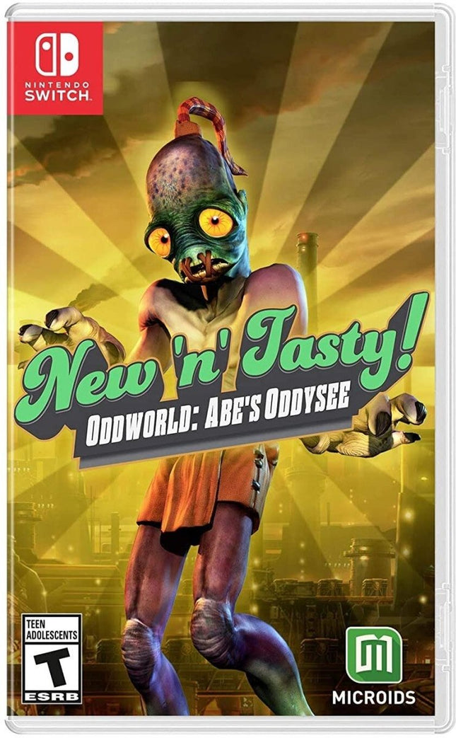 New ‘N’ Tasty! Oddworld: Abe’s Oddysee - Complete In Box - Nintendo Switch