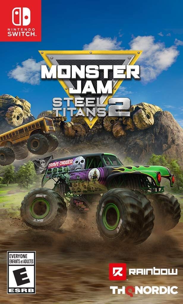 Monster Jam Steel Titans 2 - Complete In Box - Nintendo Switch