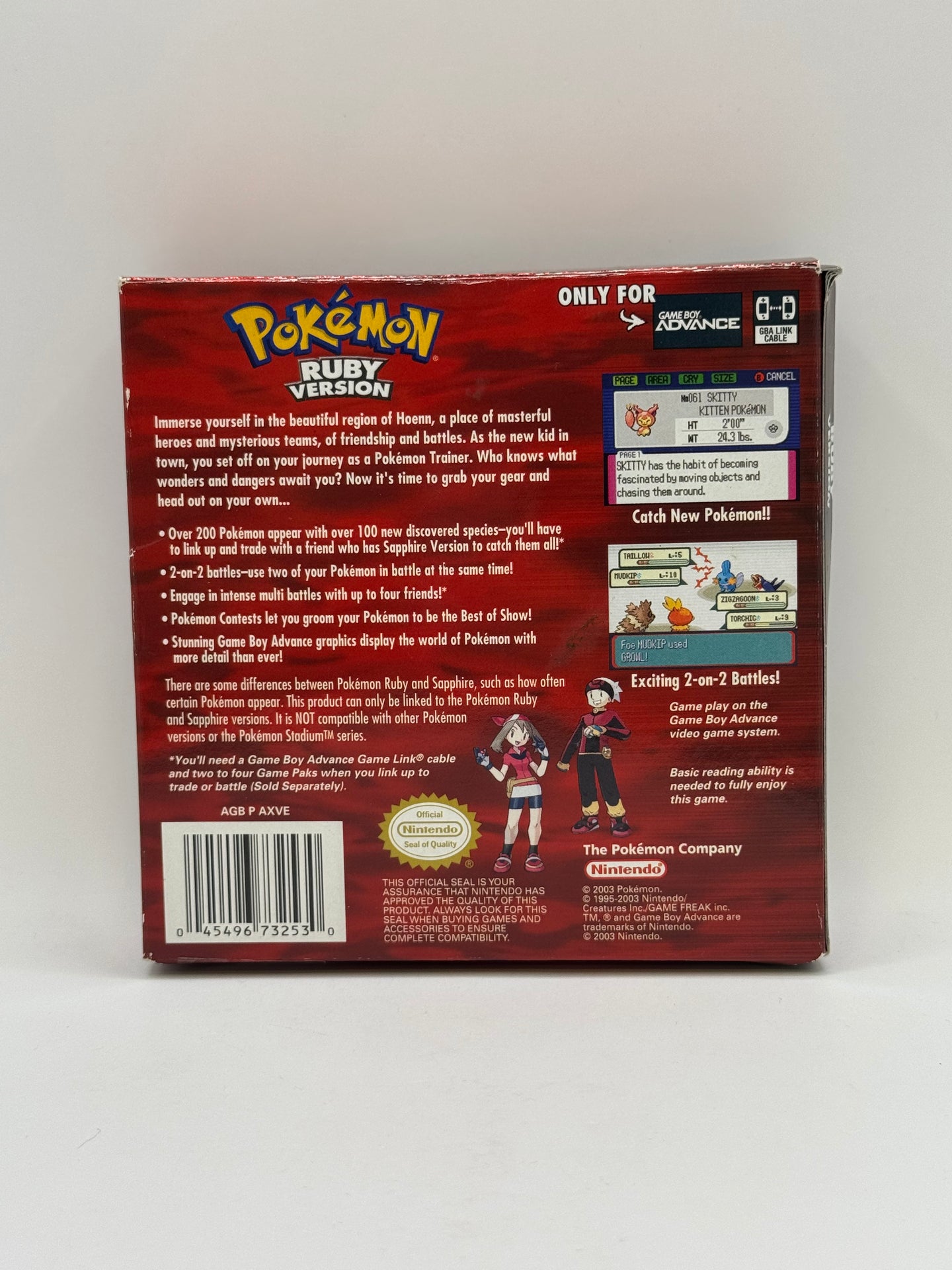 Pokemon Ruby Version (Sealed E-Reader Card) CL01 (CIB) Game Boy Advance