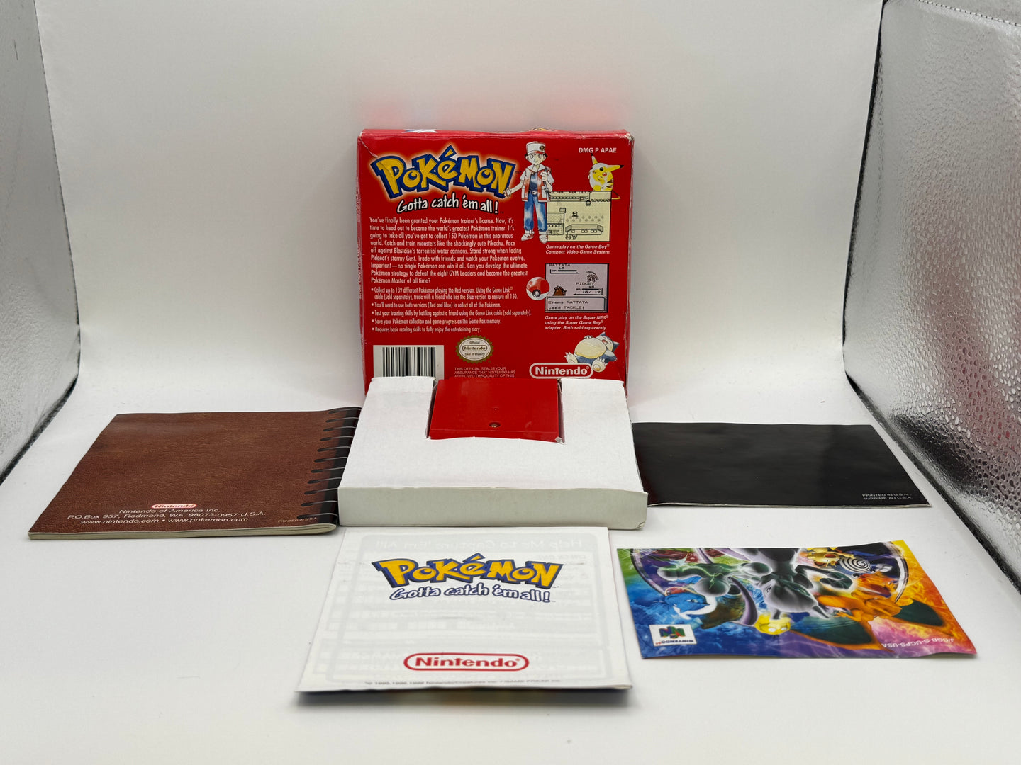 Pokemon Red CL01 (CIB) Game Boy