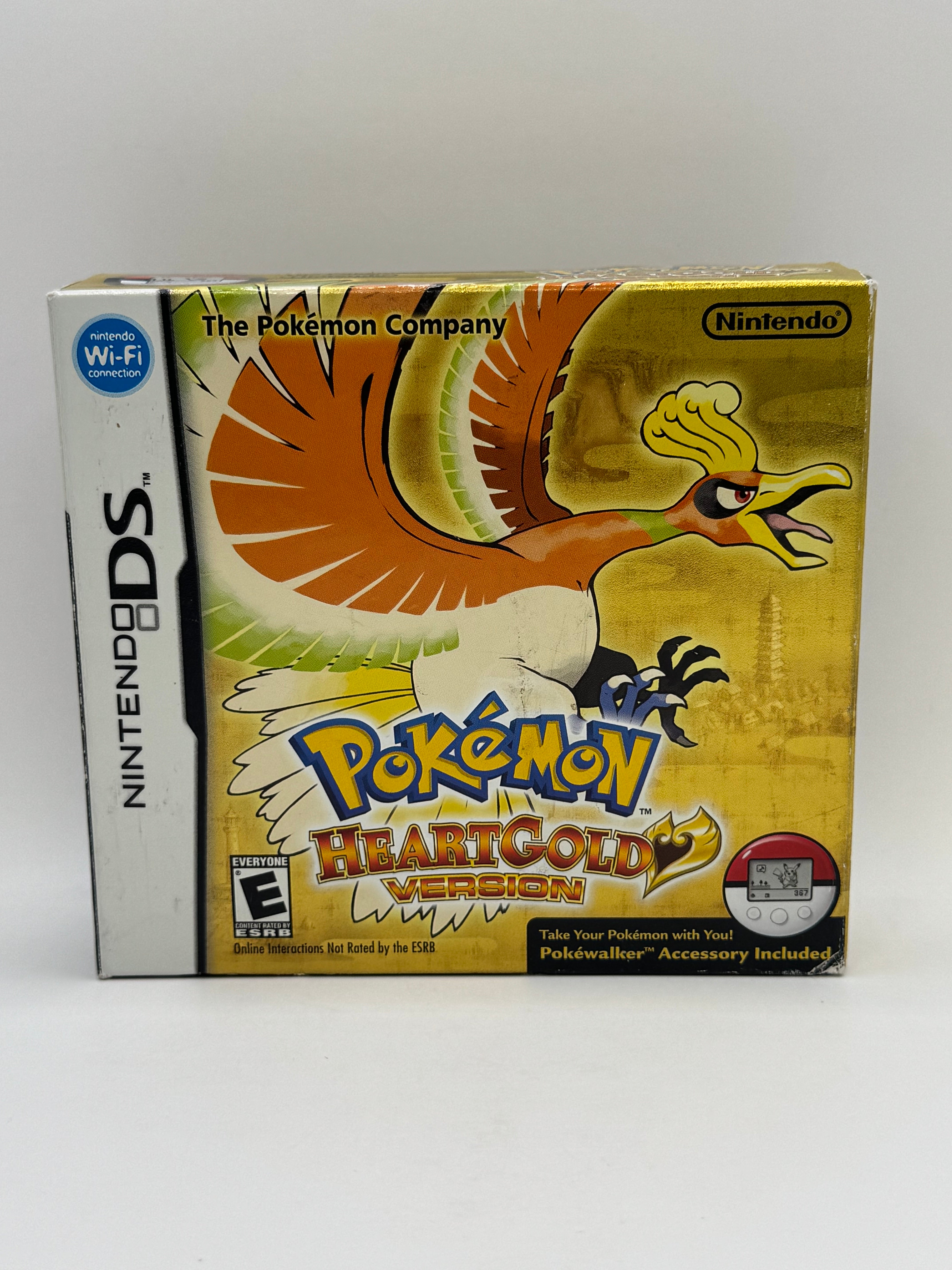 Pokemon HeartGold Version With Poke Walker CL01 (CIB) Nintendo DS