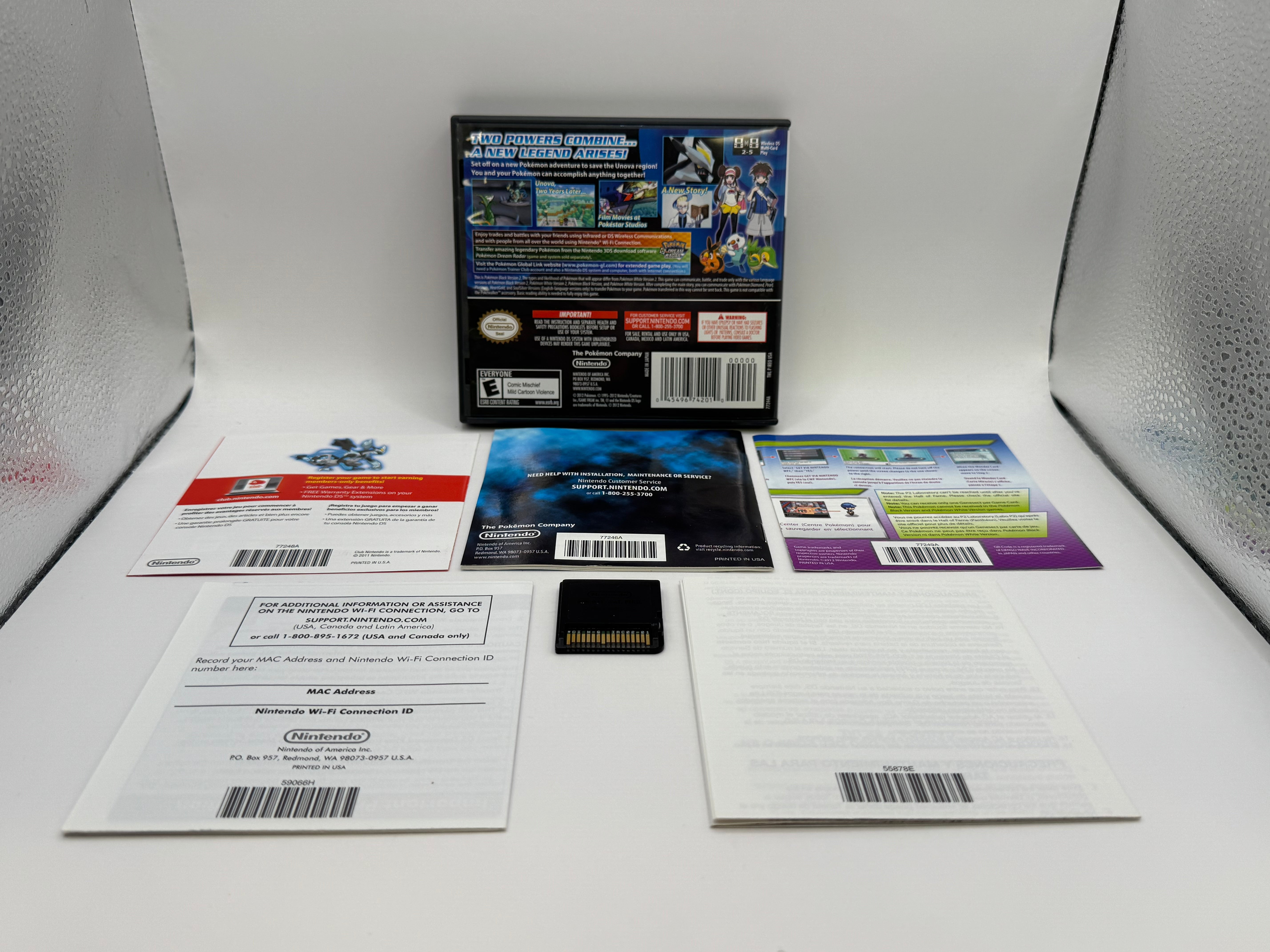 Pokemon Black Version 2 CL01 (CIB) Nintendo DS