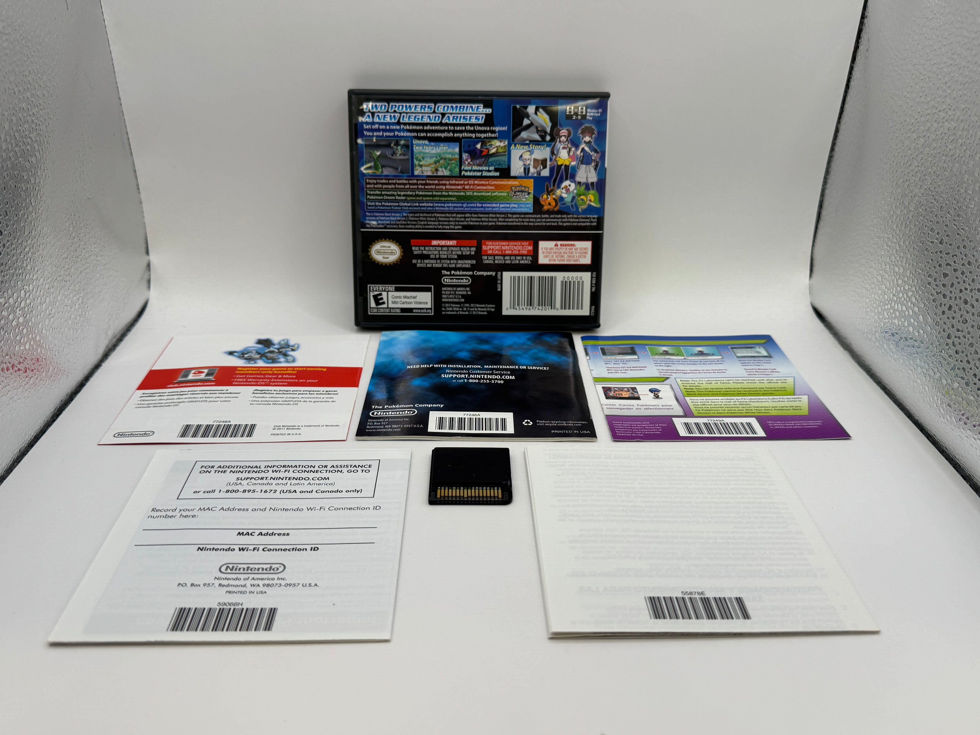 Pokemon Black Version 2 CL01 (CIB) Nintendo DS
