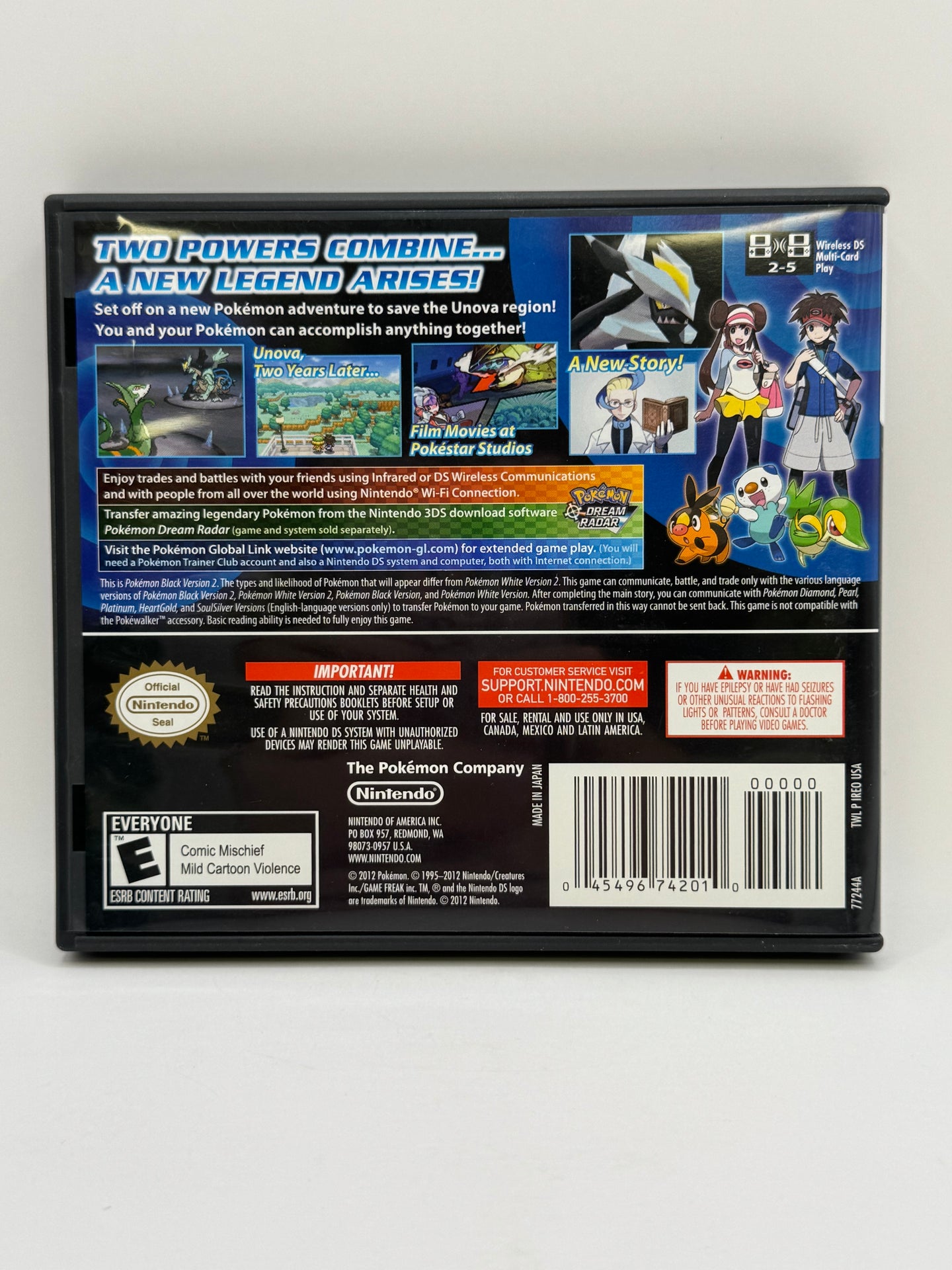 Pokemon Black Version 2 CL01 (CIB) Nintendo DS