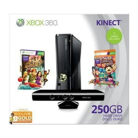 Xbox 360 Slim 250GB Console With Kinect - Complete In Box - Preowned - Xbox 360