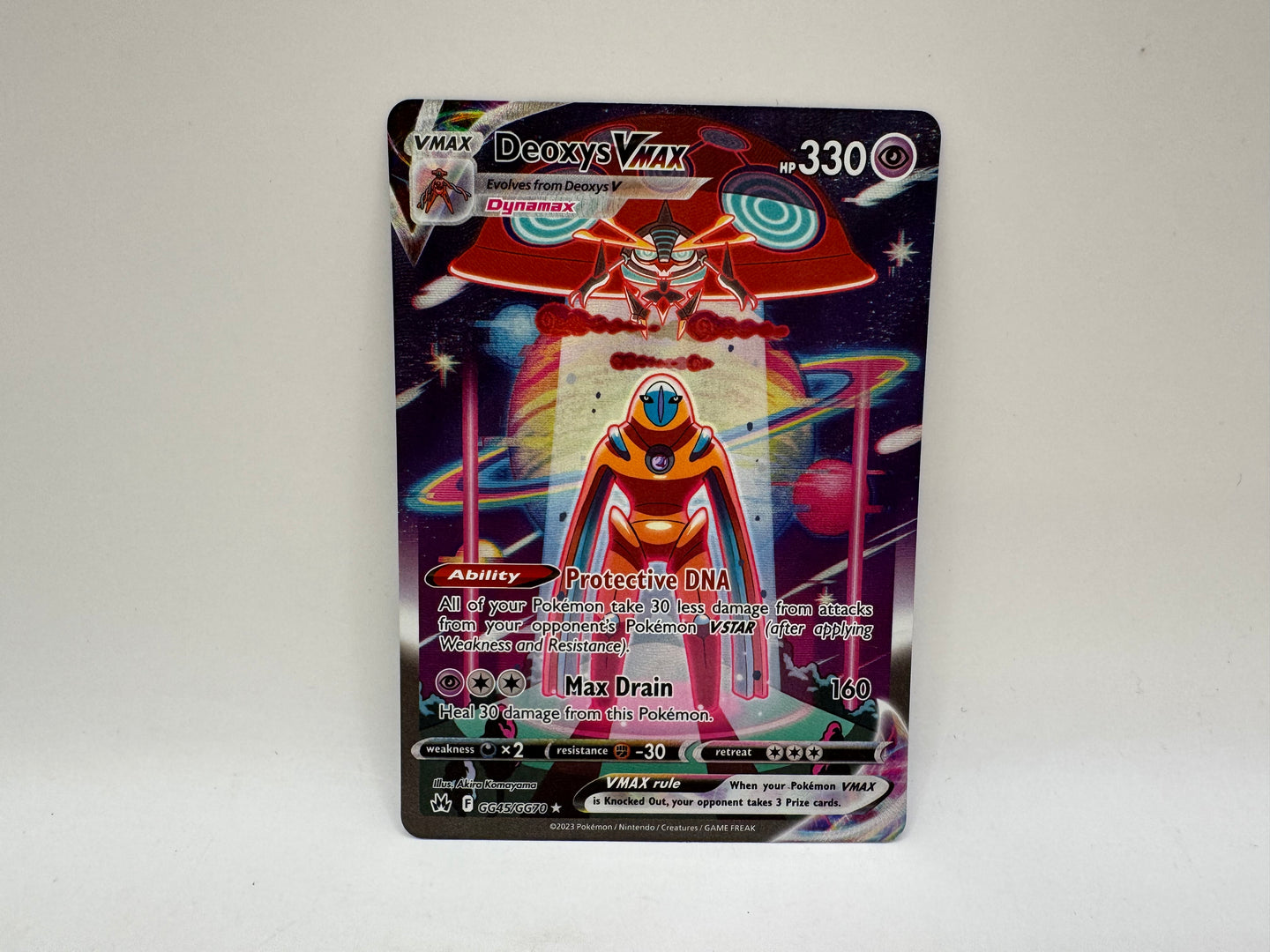 Deoxys VMAX GG45/GG70 (NM) CL01 Pokemon