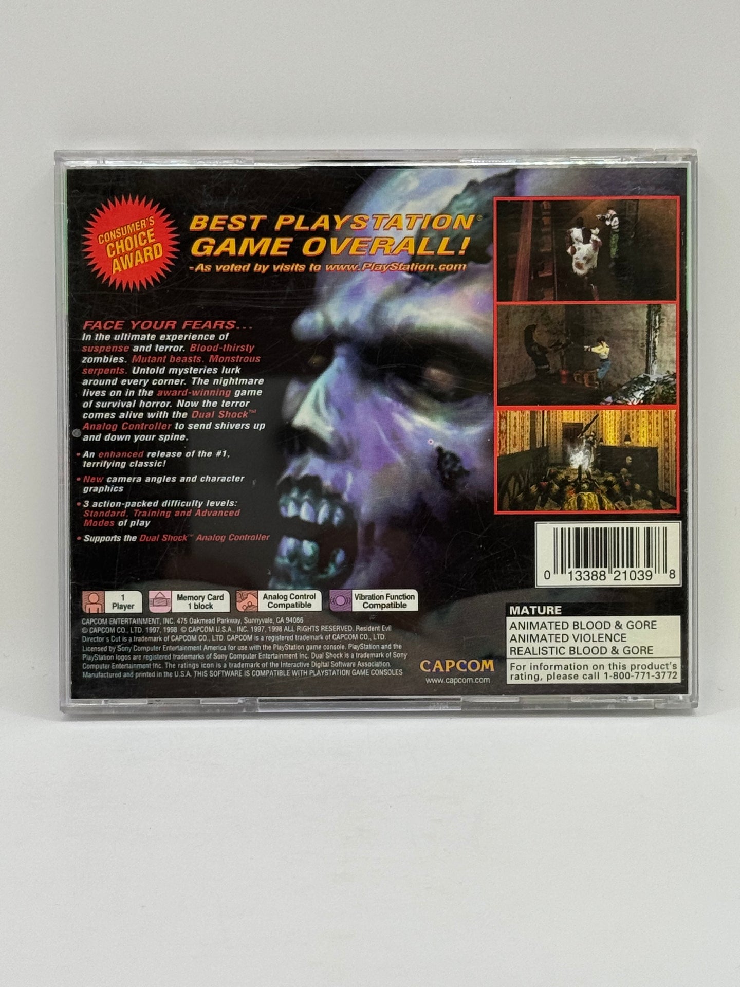 Resident Evil Director’s Cut Greatest Hits CL01 (CIB) PlayStation One