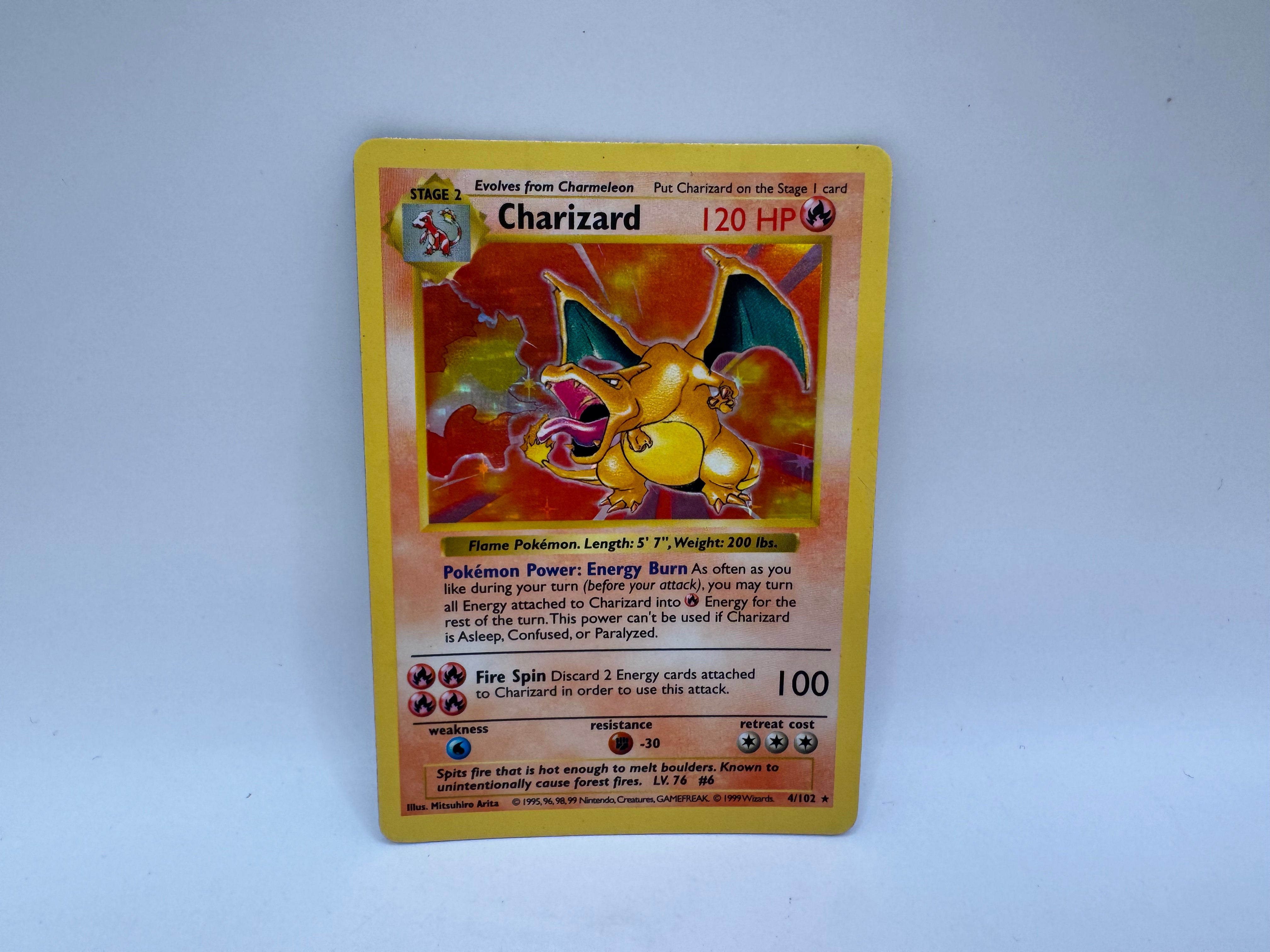 Charizard Shadowless 4/102 (HP) CL01 Pokemon