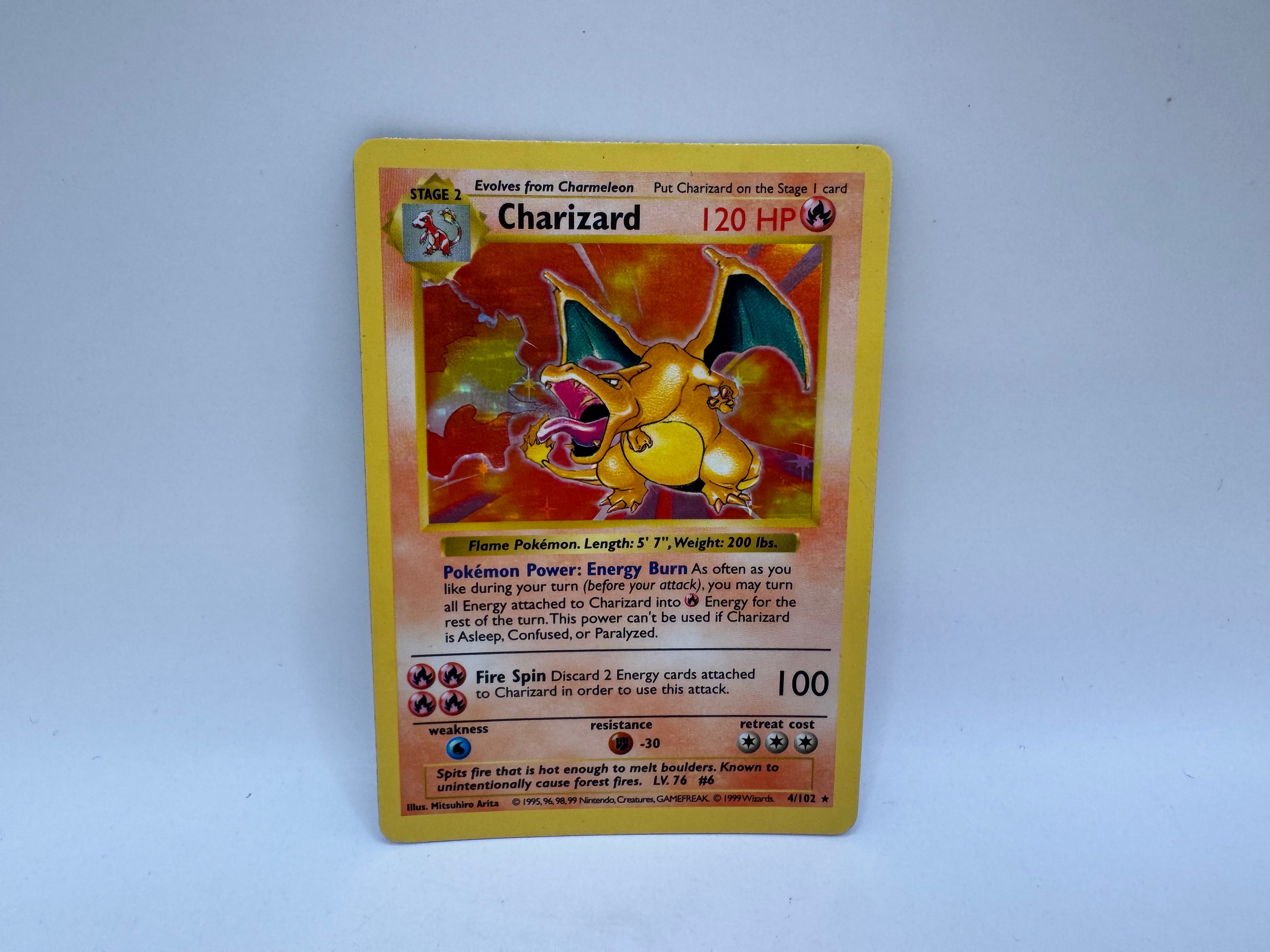 Charizard Shadowless 4/102 (HP) CL01 Pokemon
