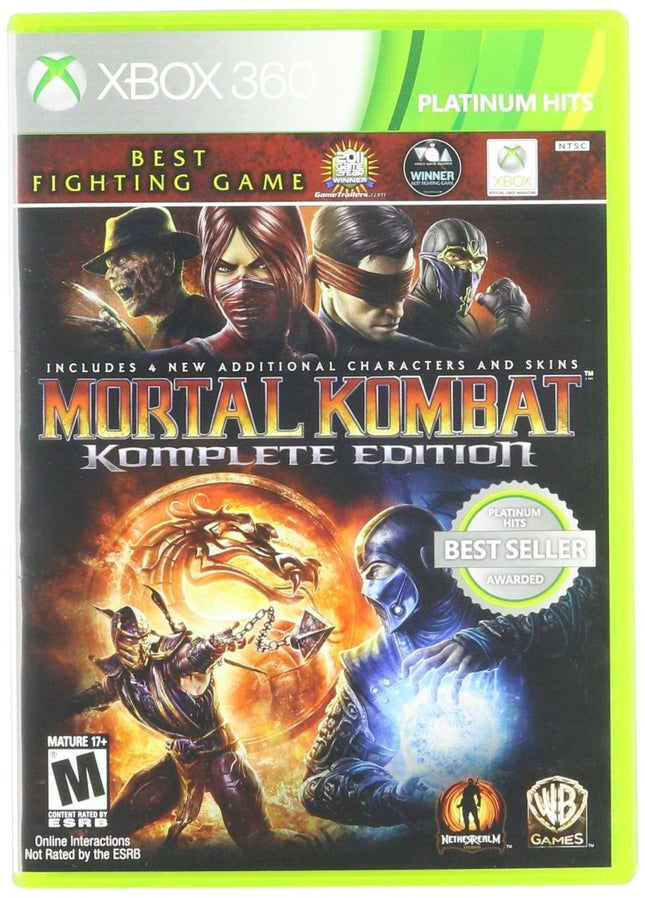 Mortal Kombat Komplete Edition (Platinum Hits) - Complete In Box - Xbox 360