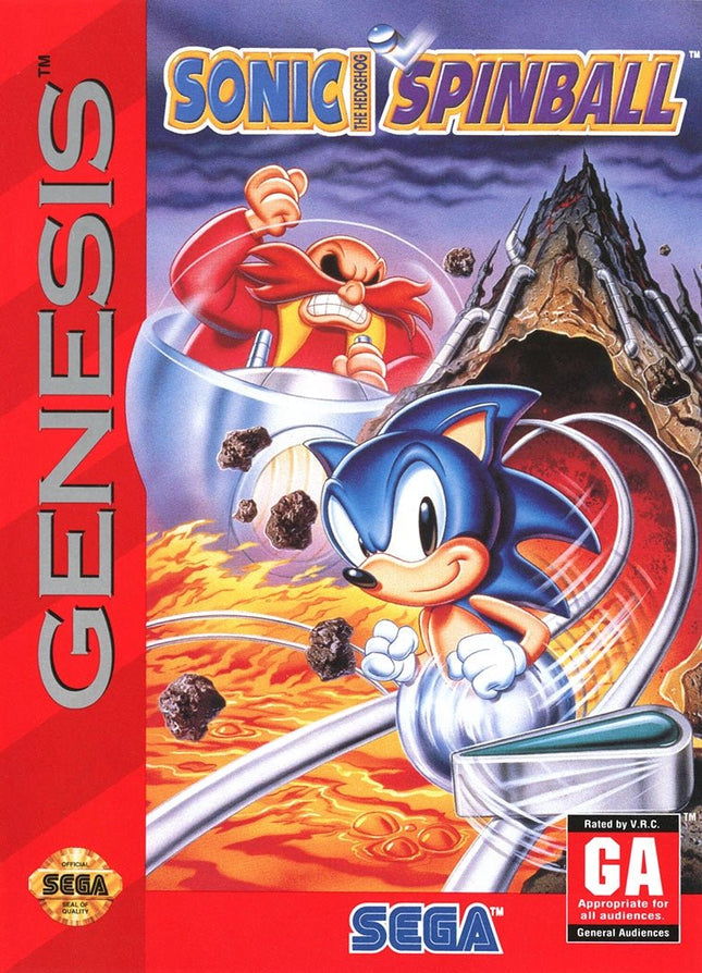 Sonic Spinball - Complete In Box - Sega Genesis