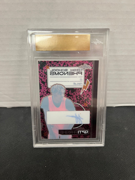 2022 - 23 Leaf Opticrome High School Phenoms - Clear Pink JJ Taylor 1/1