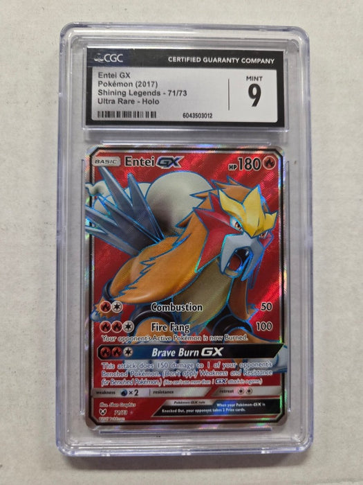 Entei GX 71/73 - Shining Legends - CGC Grade 9