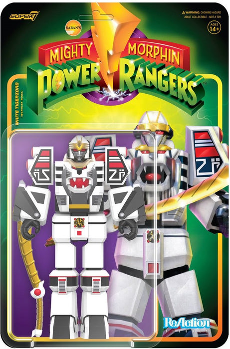 Mighty Morphin Power Rangers: White Tiger Action Figure - New - Toys