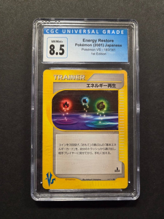 Energy Restore 140/141 1ST Edition (Japanese) - VS Series - CGC Grade 8.5