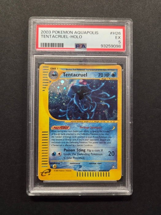 Tentacruel H26 - Aquapolis - PSA Grade 5