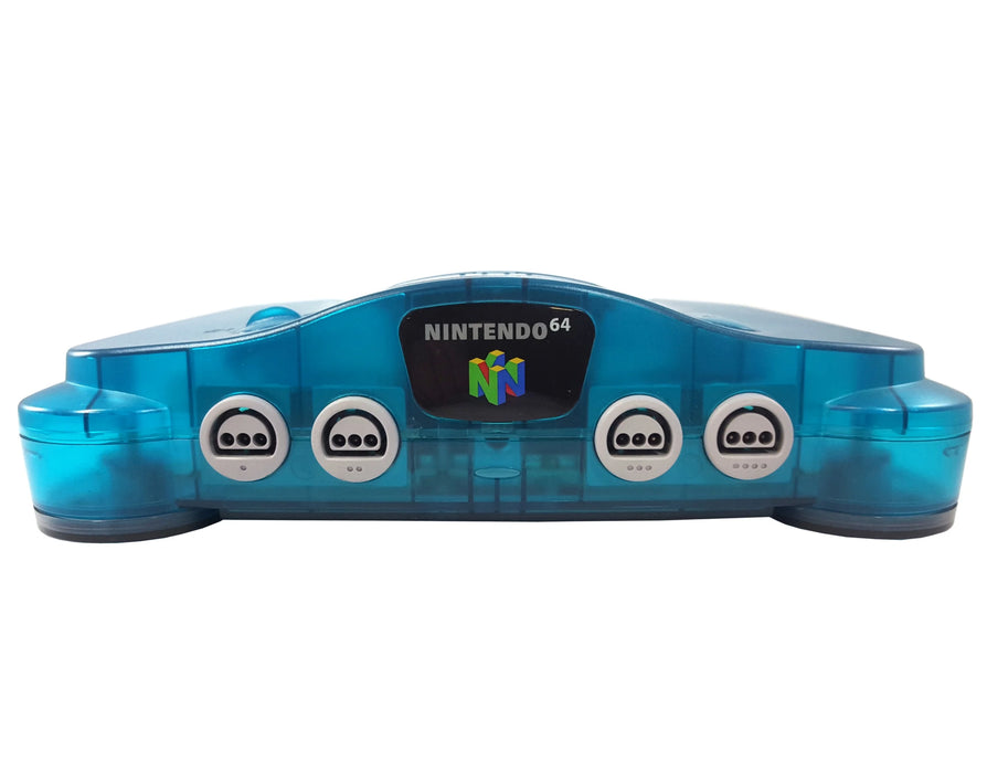 Nintendo 64 Ice Blue Funtastic (Regular Grey Controller)  (Pre-Owned) - Console