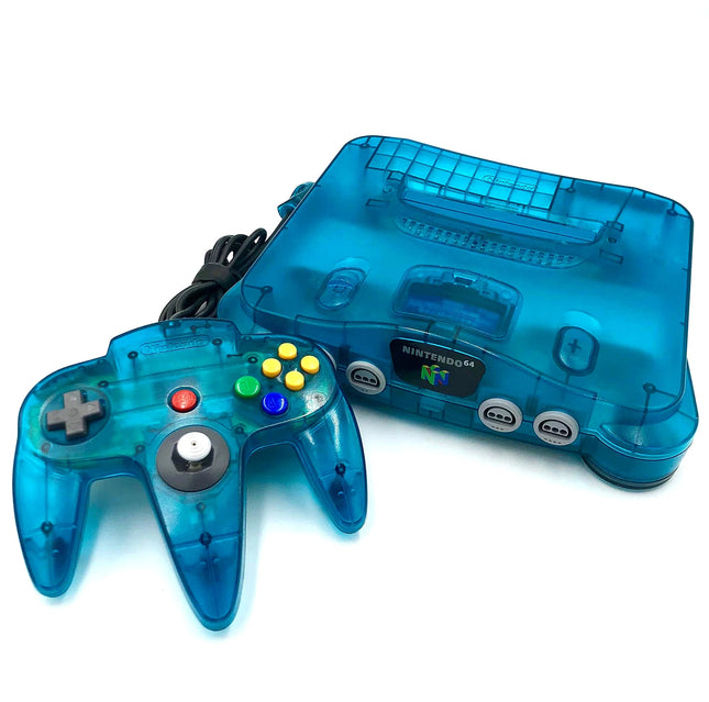 Funtastic Ice Blue Nintendo 64 Console - Preowned - Nintendo 64