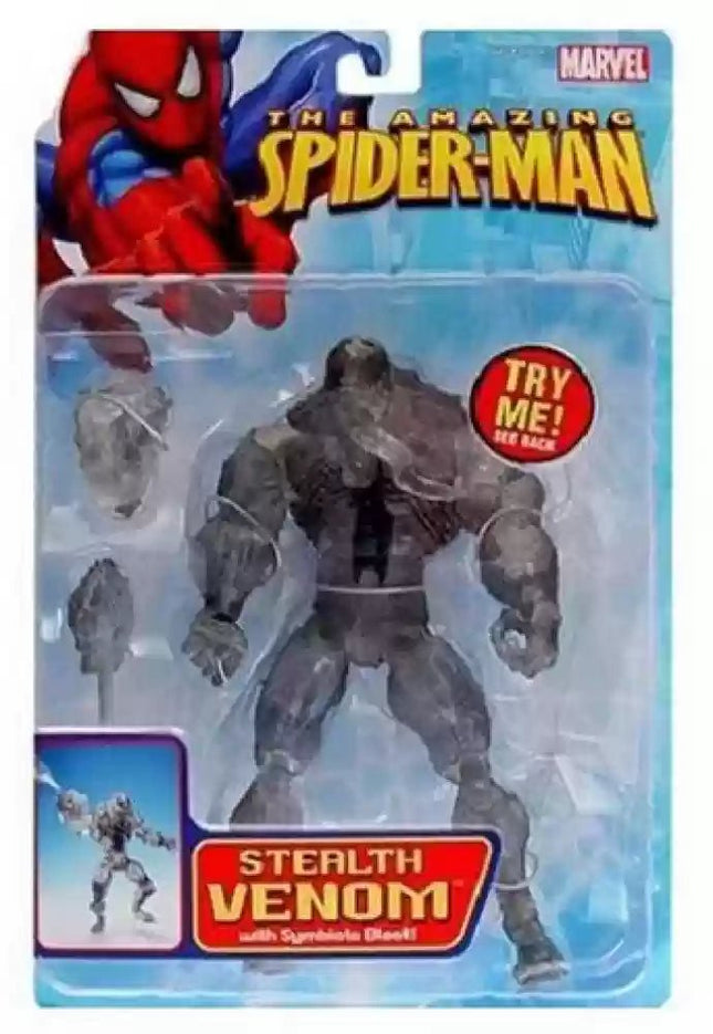 Marvel The Amazing Spider-Man: Stealth Venom With Symbiote Blast (New) - Toys