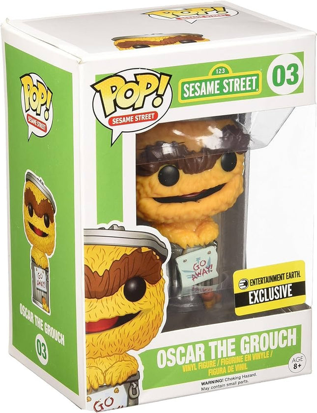 Sesame Street: Oscar The Grouch #03 (Entertainment Earth Exclusive) - With Box - Funko Pop