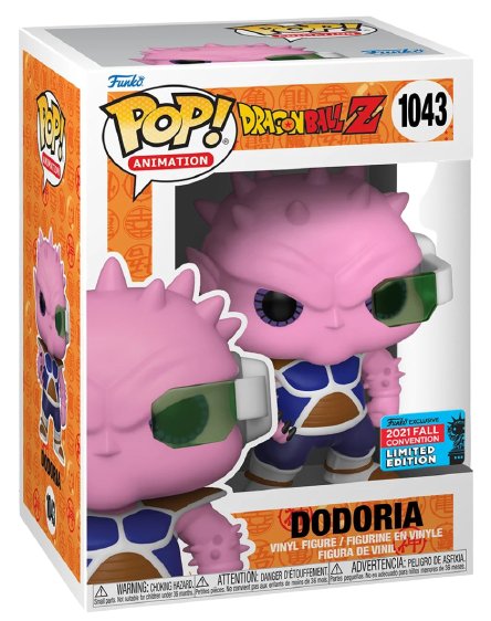 Dragon Ball Z: Dodoria (2021 Fall Convention Exclusive) #1043 - In Box - Funko Pop