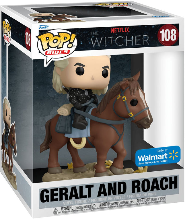The Witcher: Geralt And Roach #108 (Walmart Exclusive) - With Box - Funko Pop