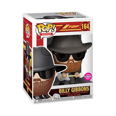 ZZTop: Billy Gibbons #164 (Flocked) - With Box - Funko Pop