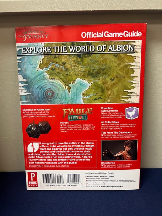 Prima Fable The Journey Official Strategy Guide