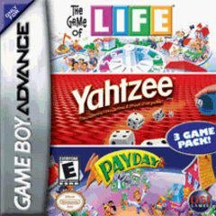 Life/Yahtzee/Payday - Cart Only - GameBoy Advance