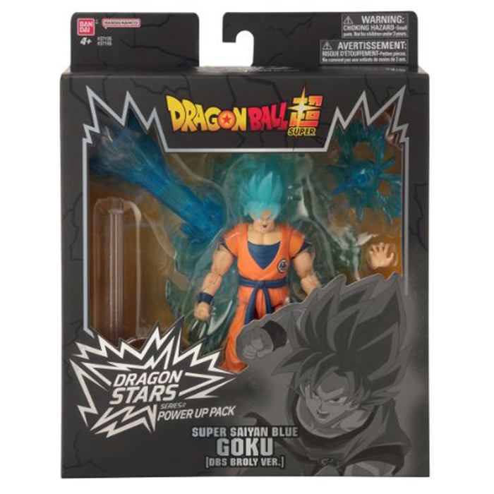 Dragon Ball Z Dragon Stars Super Saiyan Blue Goku Power-Up Pack 6.5” - New