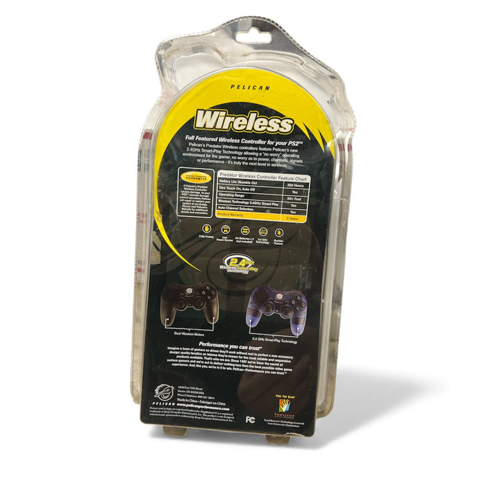 Pelican: Wireless PlayStation 2 Twin Pak Rumble - New