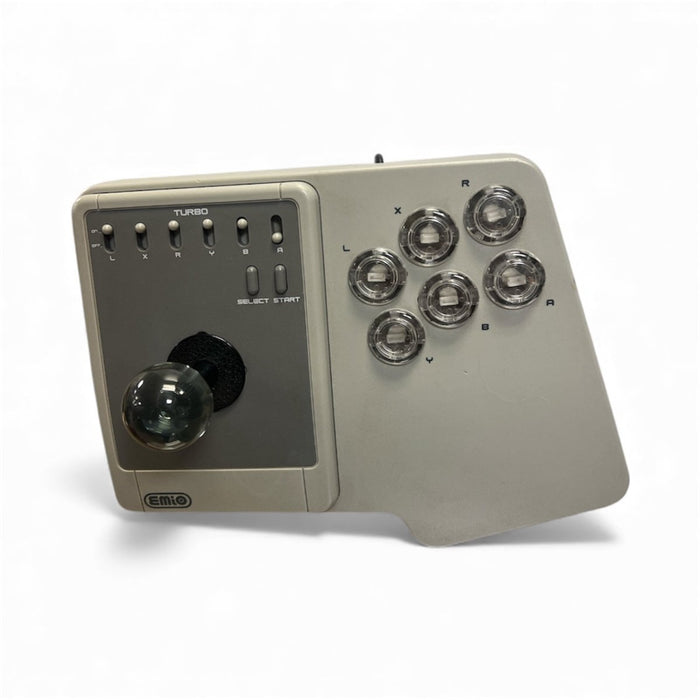 SNES Classic: EMIO The Edge Super Joystick (Gray/Clear) - Pre-Owned