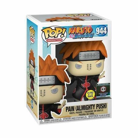 Naruto: Pain (Almighty Push) #944 (Glows In The Dark) (CC Exclusive) - With Box - Funko Pop
