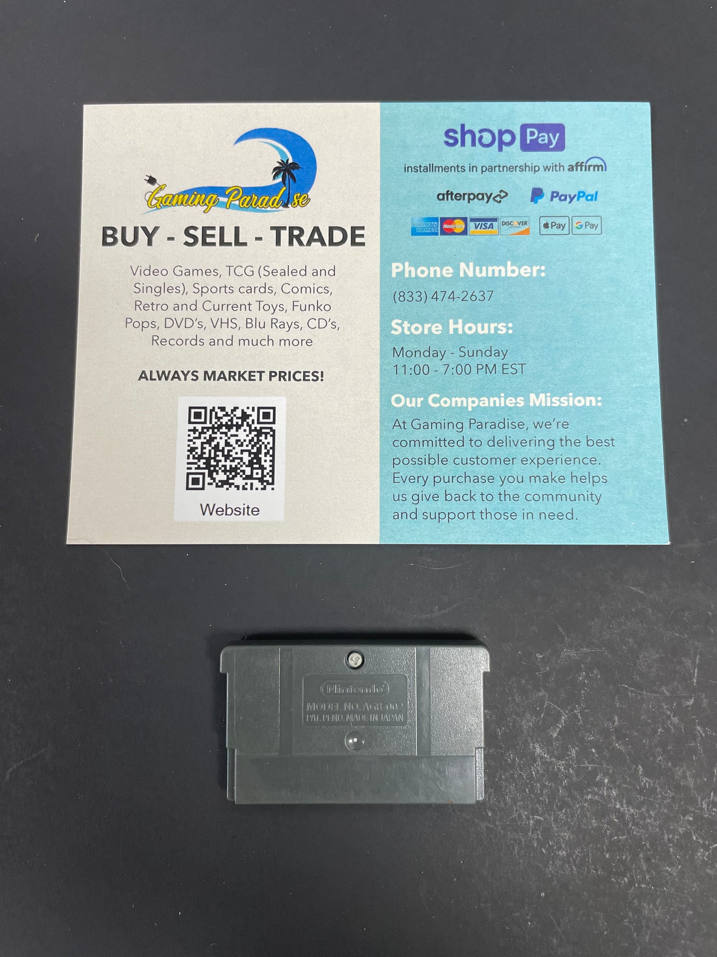Madagascar GameBoy Advance CL 01