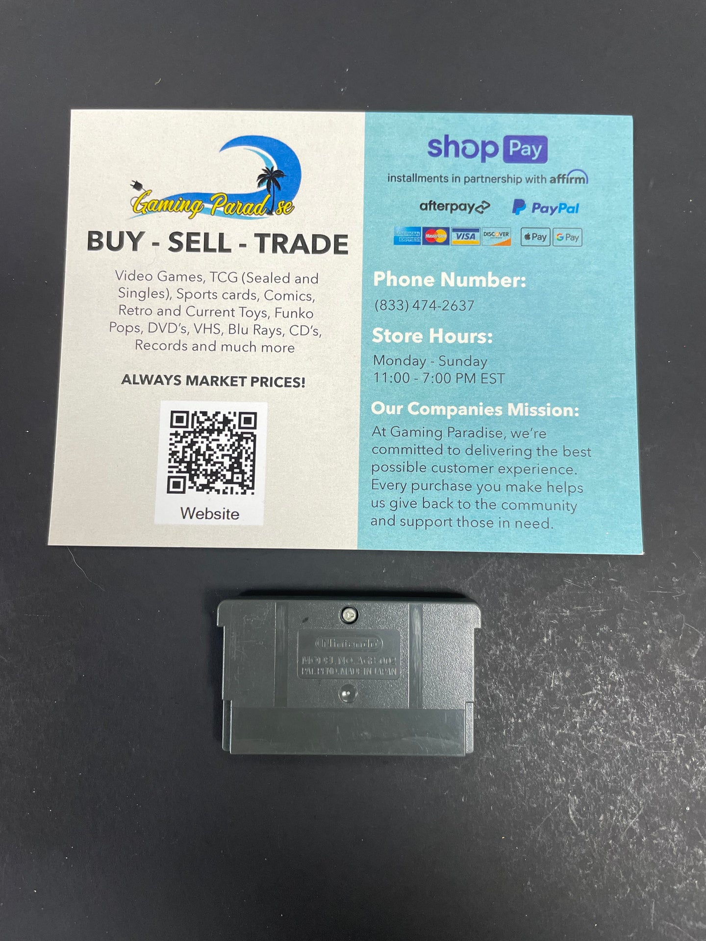 Texas Hold 'Em Poker GameBoy Advance CL 03