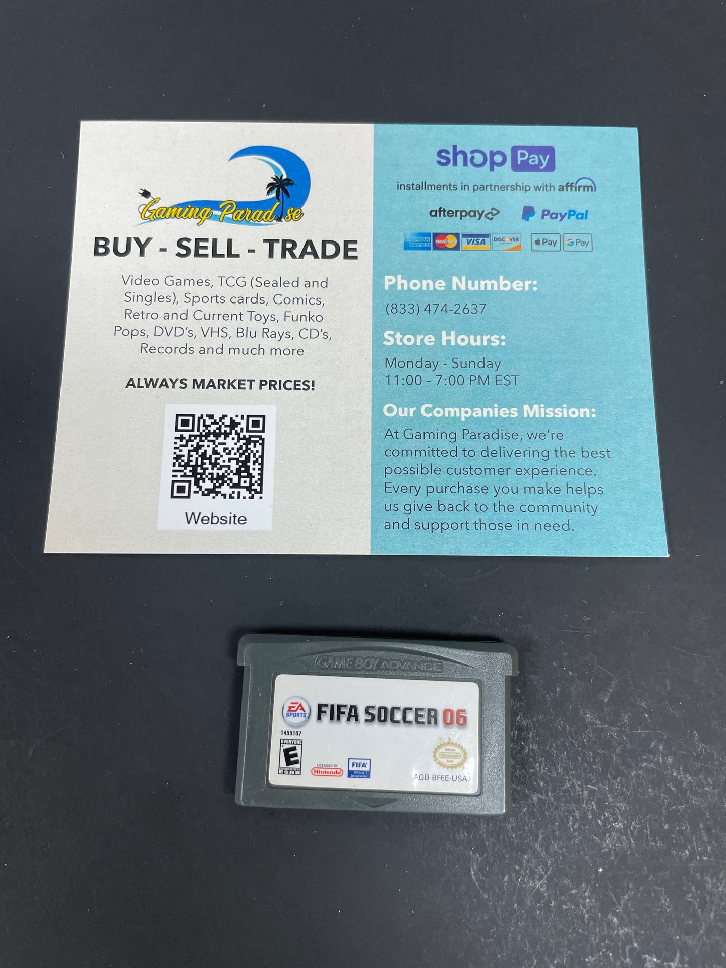 FIFA 06 GameBoy Advance CL 01