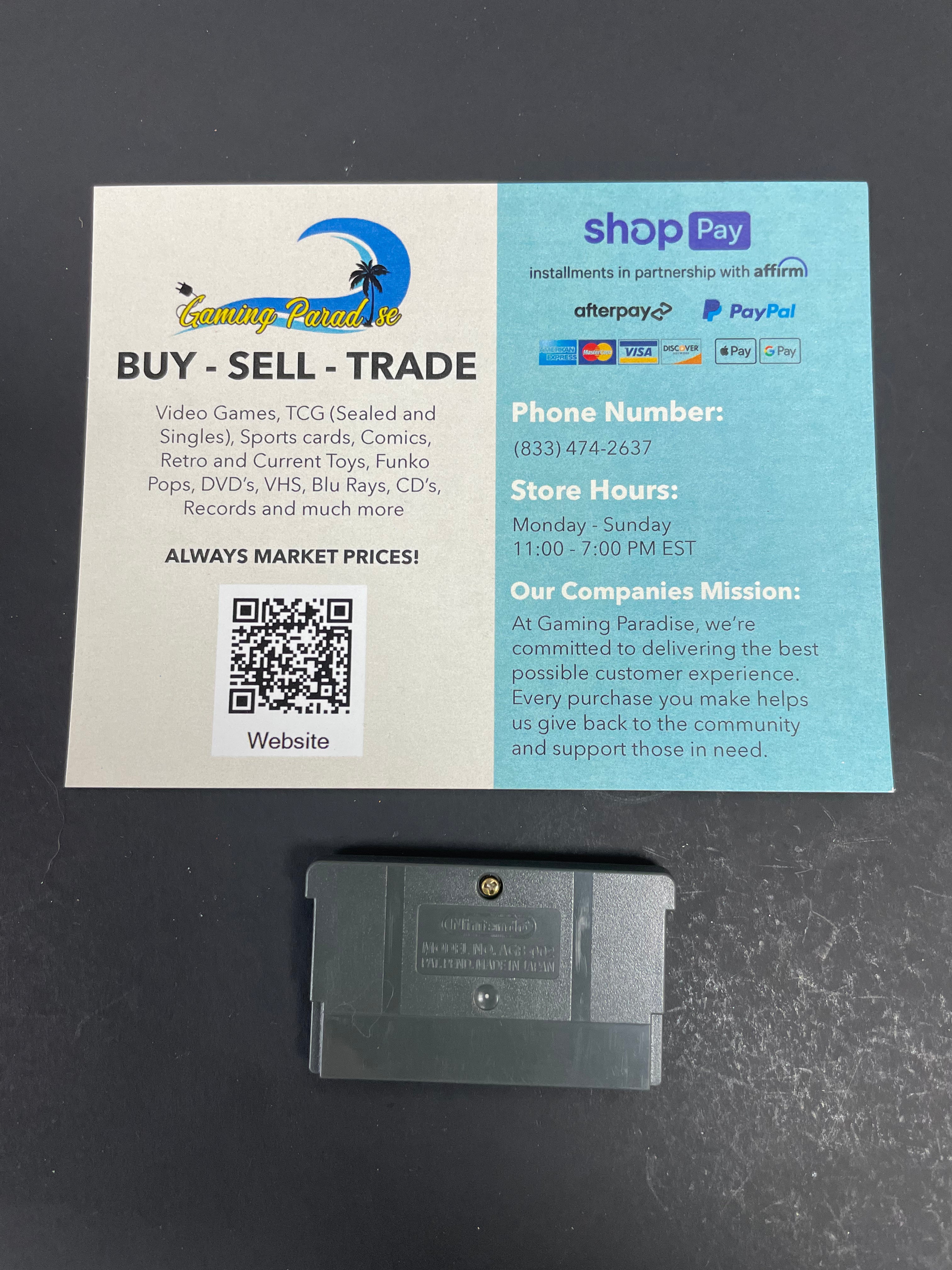 F24: Stealth Fighter GameBoy Advance CL 01
