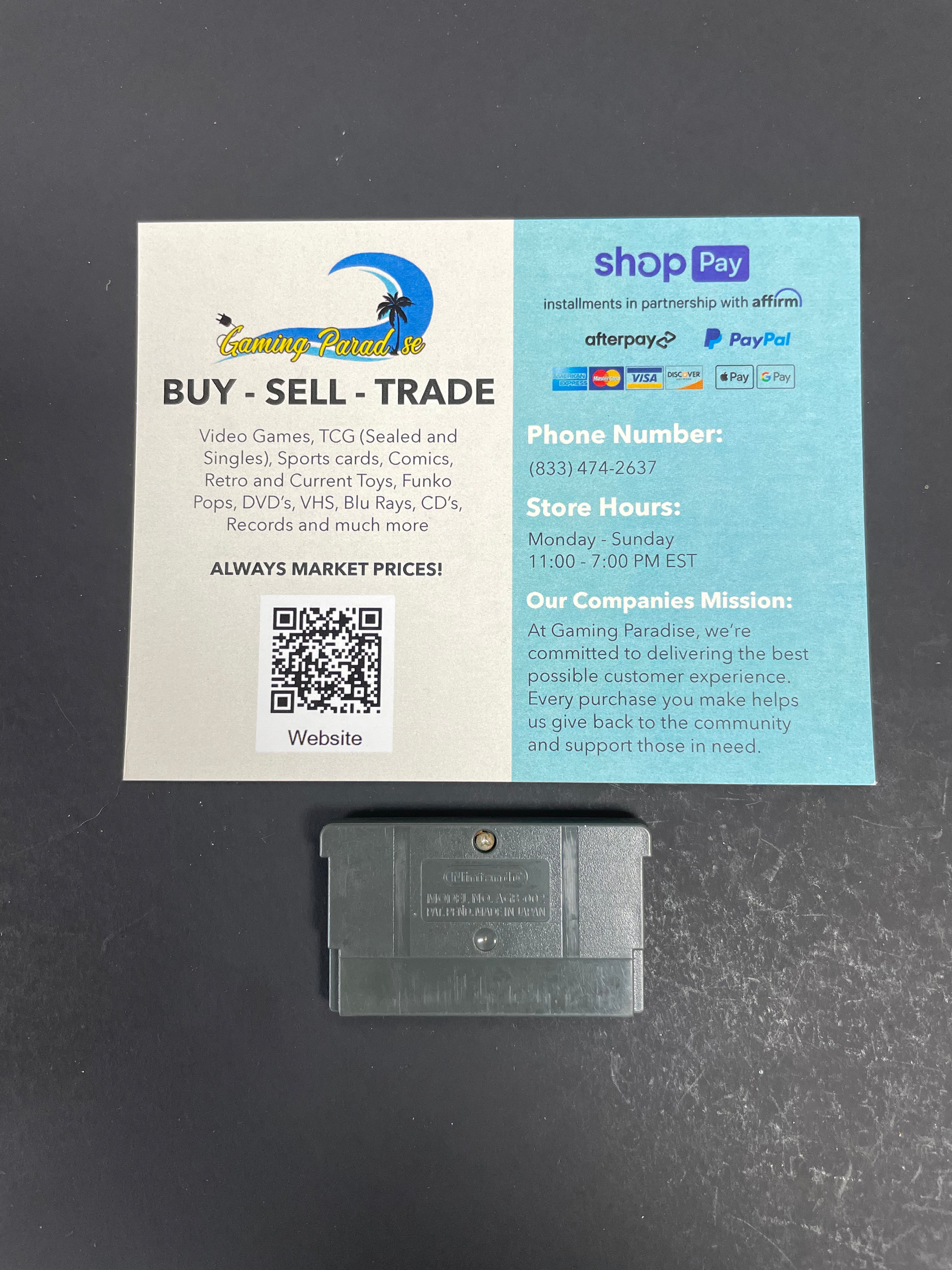 Finding Nemo GameBoy Advance CL 02