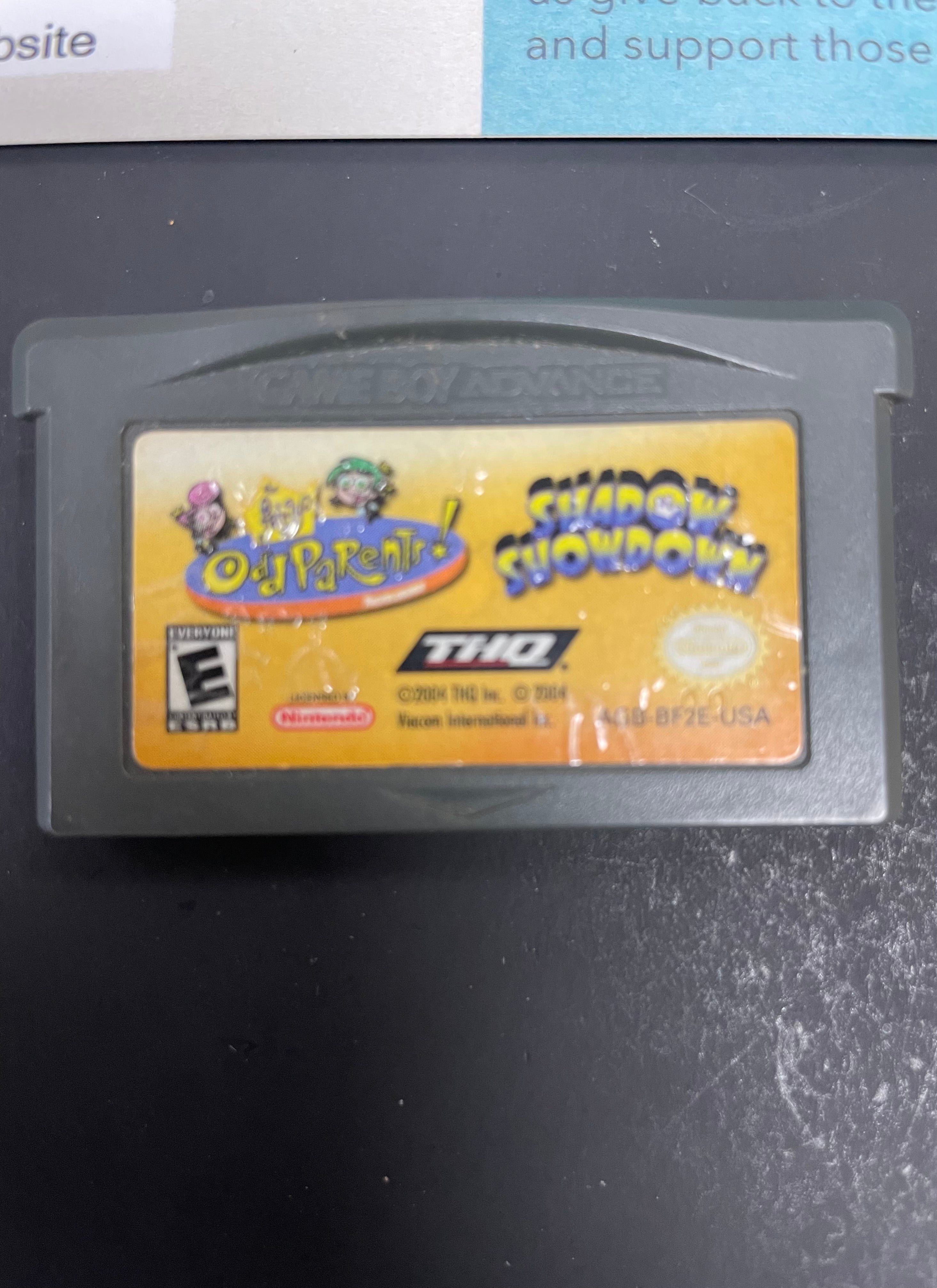 Fairly OddParents: Shadow Showdown GameBoy Advance CL 01