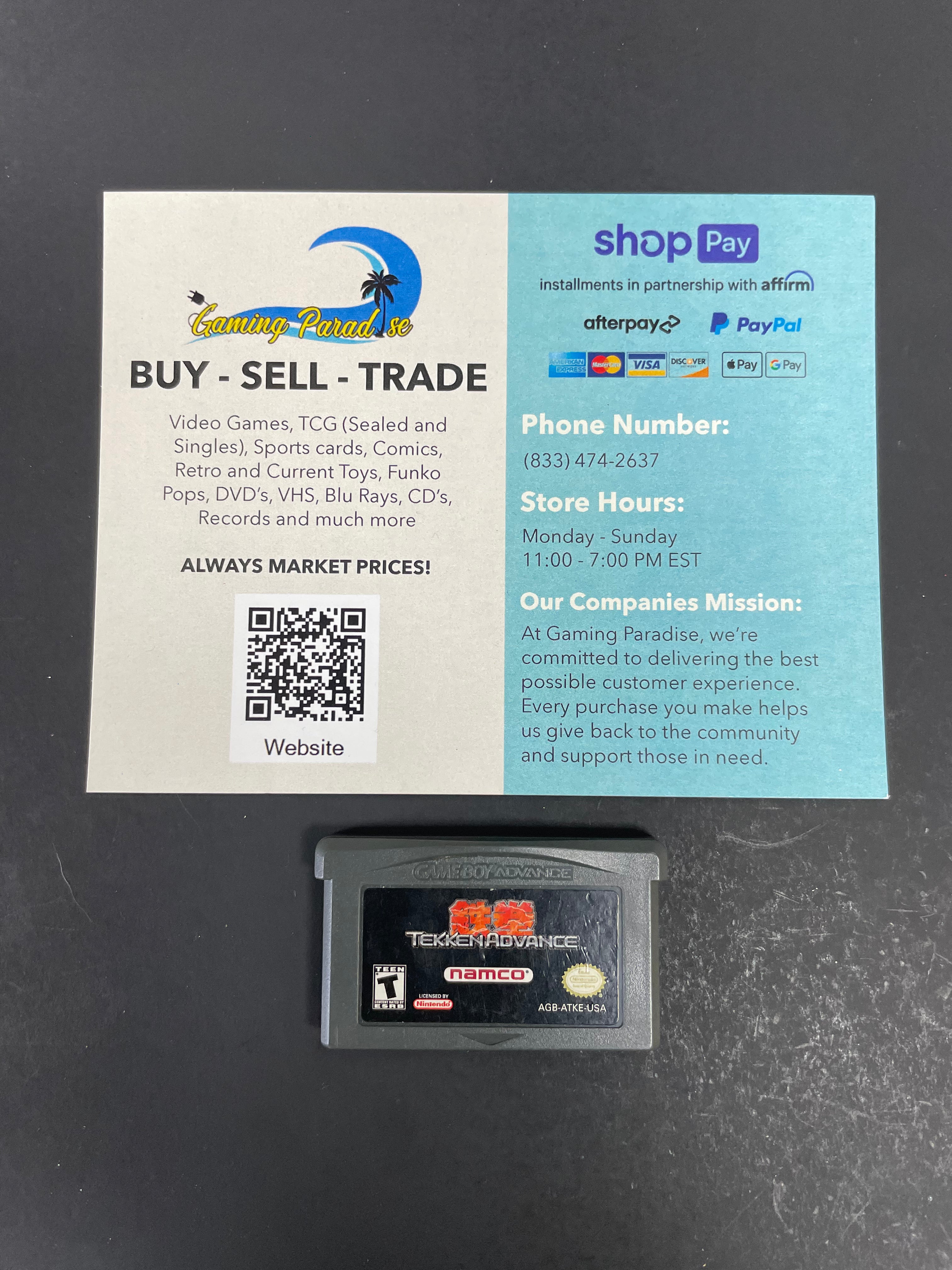 Tekken Advance GameBoy Advance CL 02