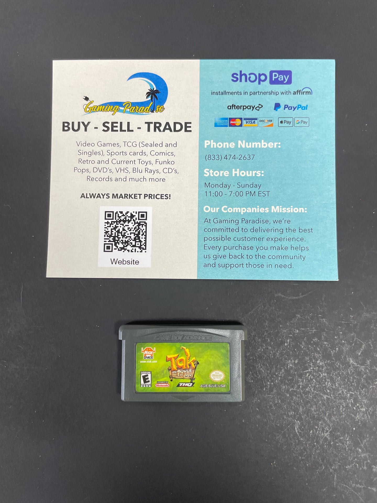 Tak and the Power of Juju GameBoy Advance CL 01