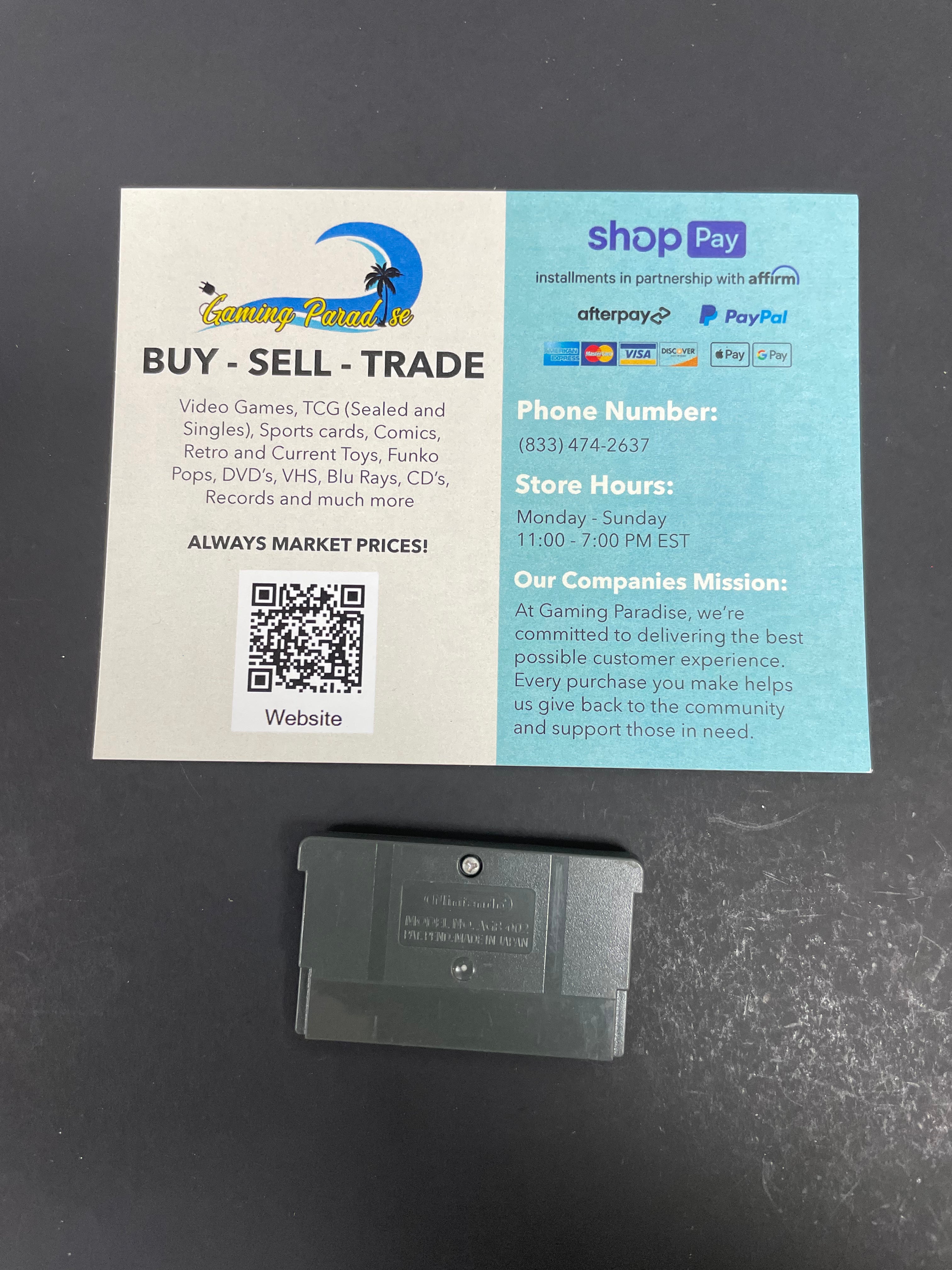 Thunder Alley GameBoy Advance CL 01