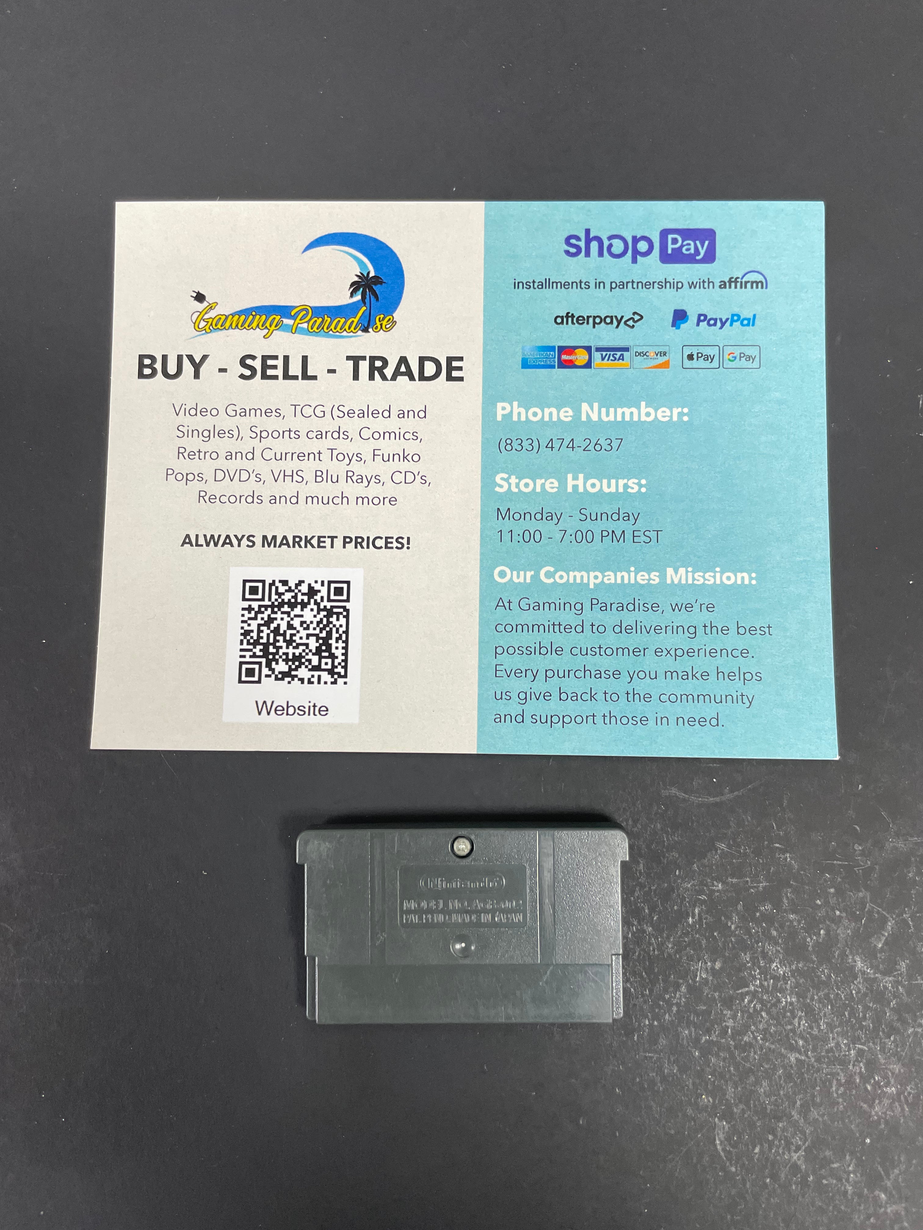 The Bible Game GameBoy Advance CL 01