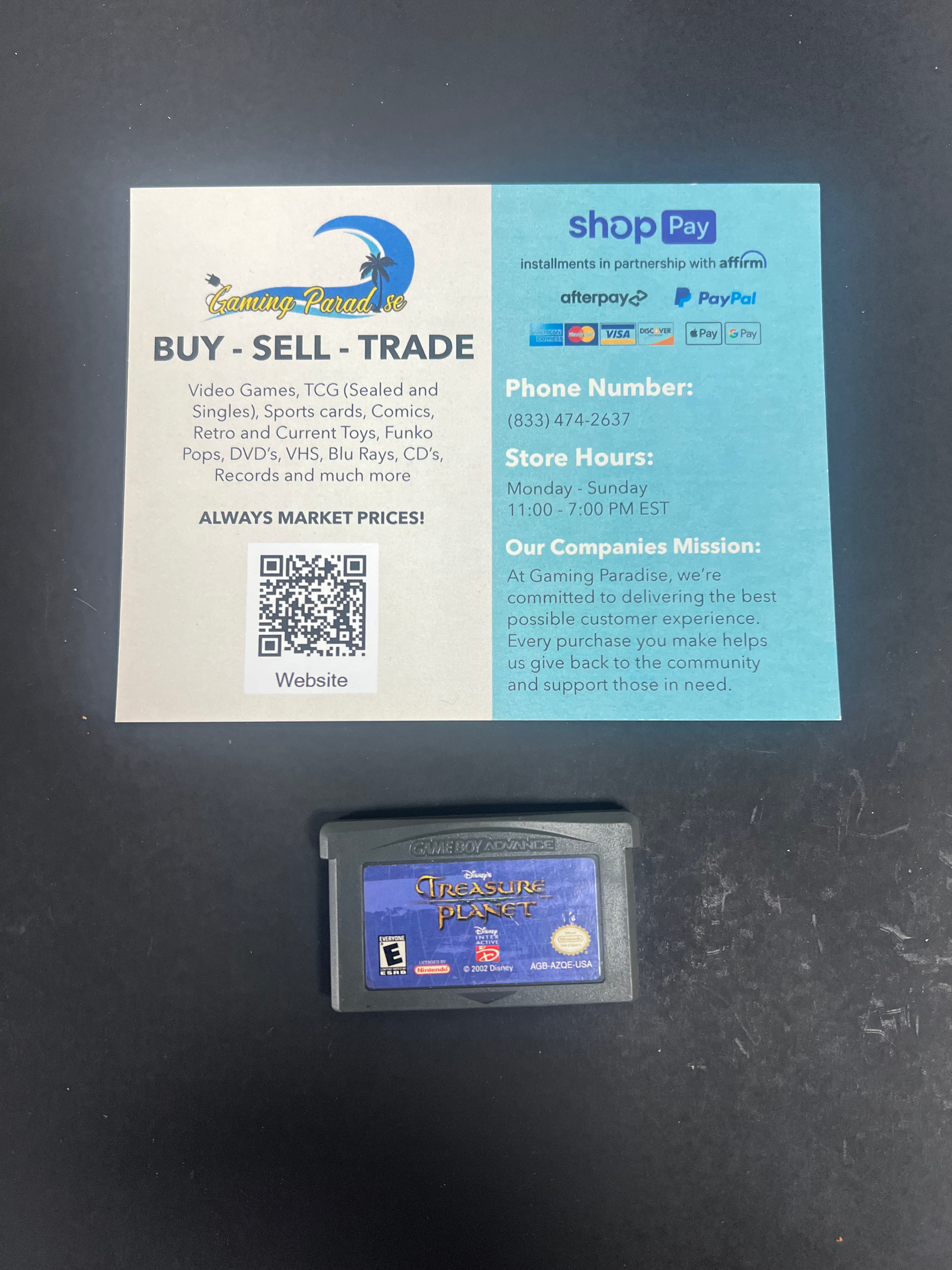 Treasure Planet GameBoy Advance CL 02