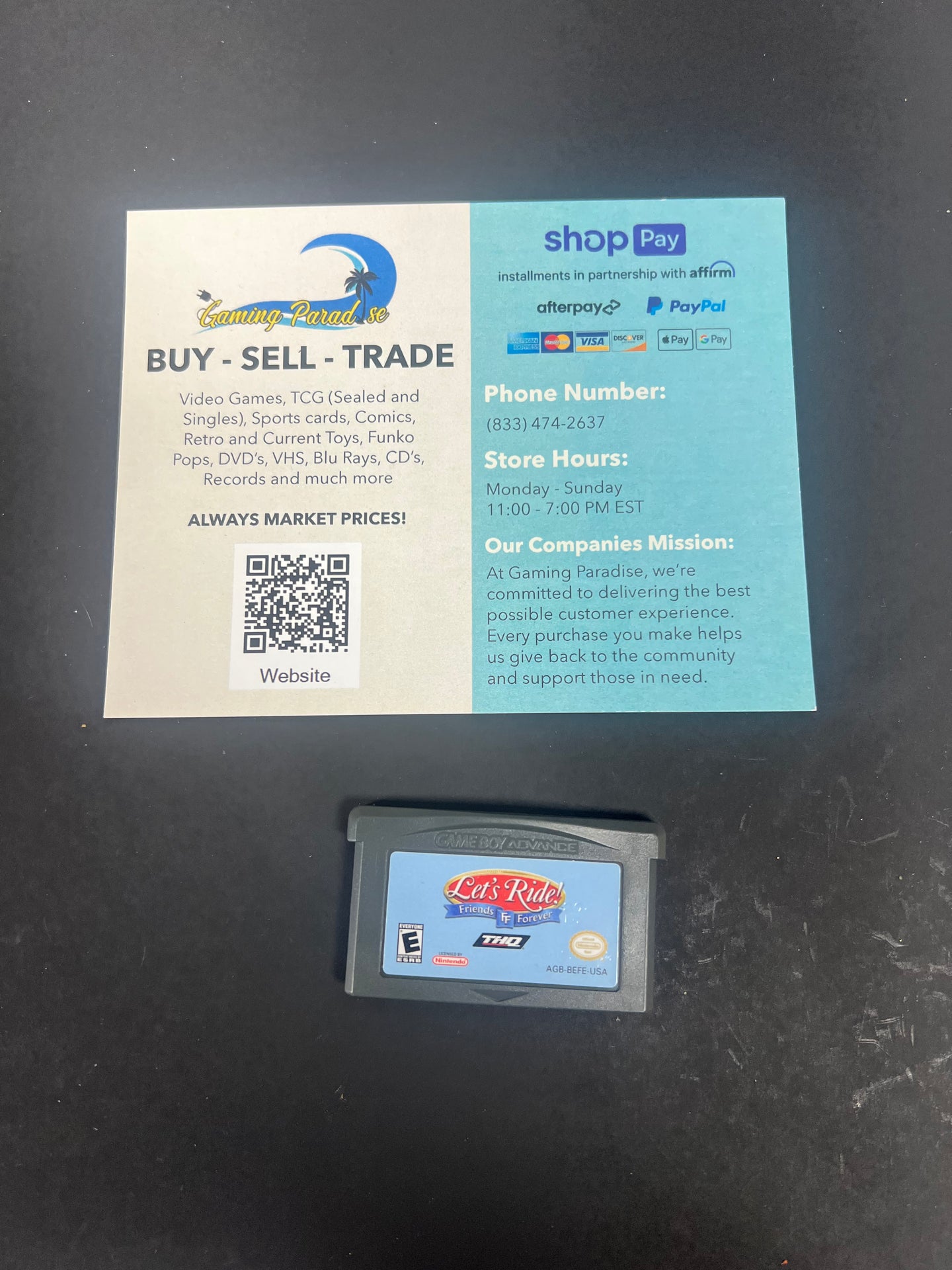 Let’s Ride Friends Forever GameBoy Advance CL 01